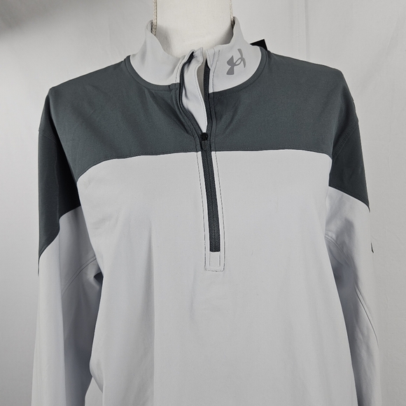 Under Armor half zip windbreaker jacket size large - Picture 2 of 12